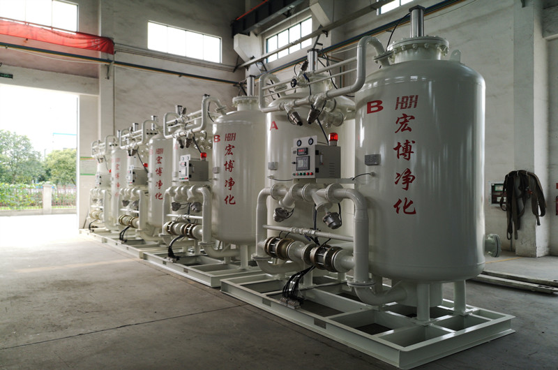 Hongbo 4 800Nm3/h large-scale nitrogen machine production completed, ready to start!